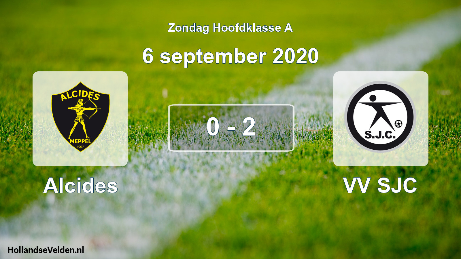 Total number of matches played: Alcides - VV SJC 0 - 2 (6 September 2020)