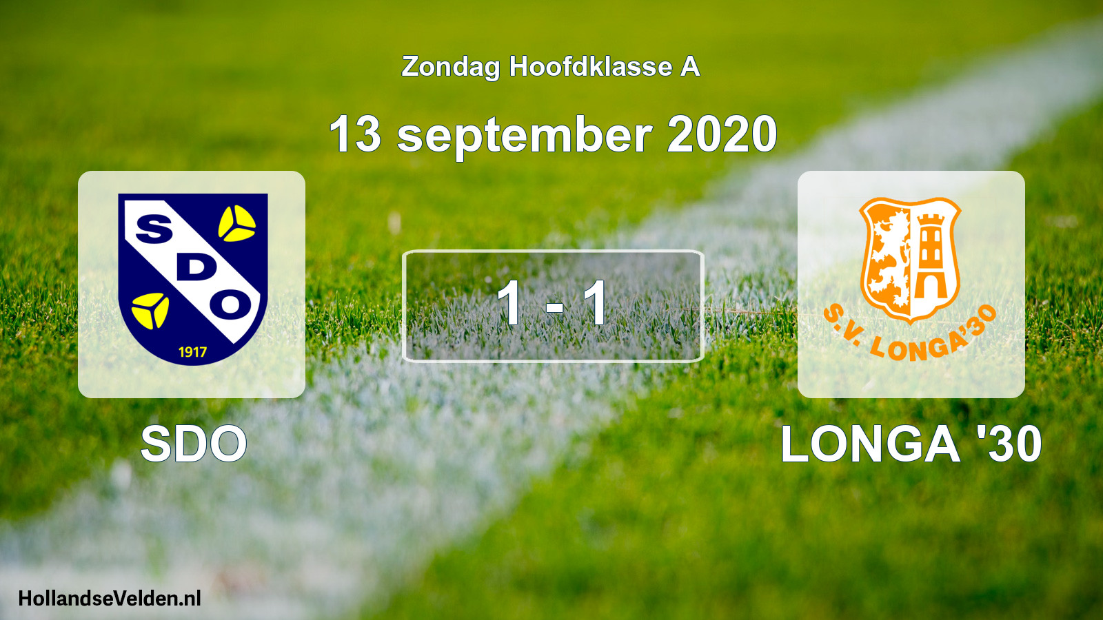 Total number of matches played: SDO - LONGA '30 1 - 1 (13 September 2020)