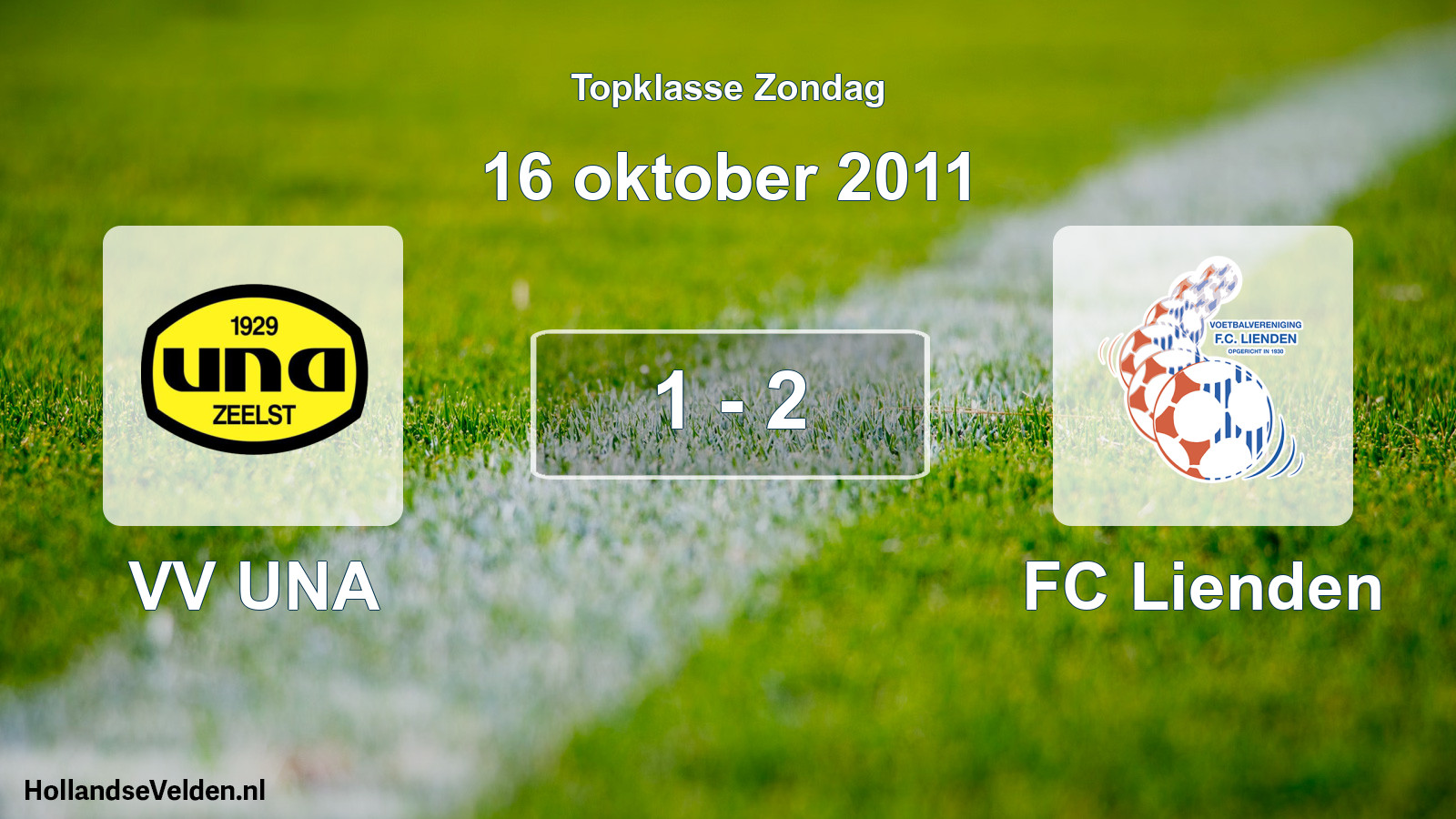 Total number of matches played: VV UNA - FC Lienden 1 - 2 (16 October 2011)