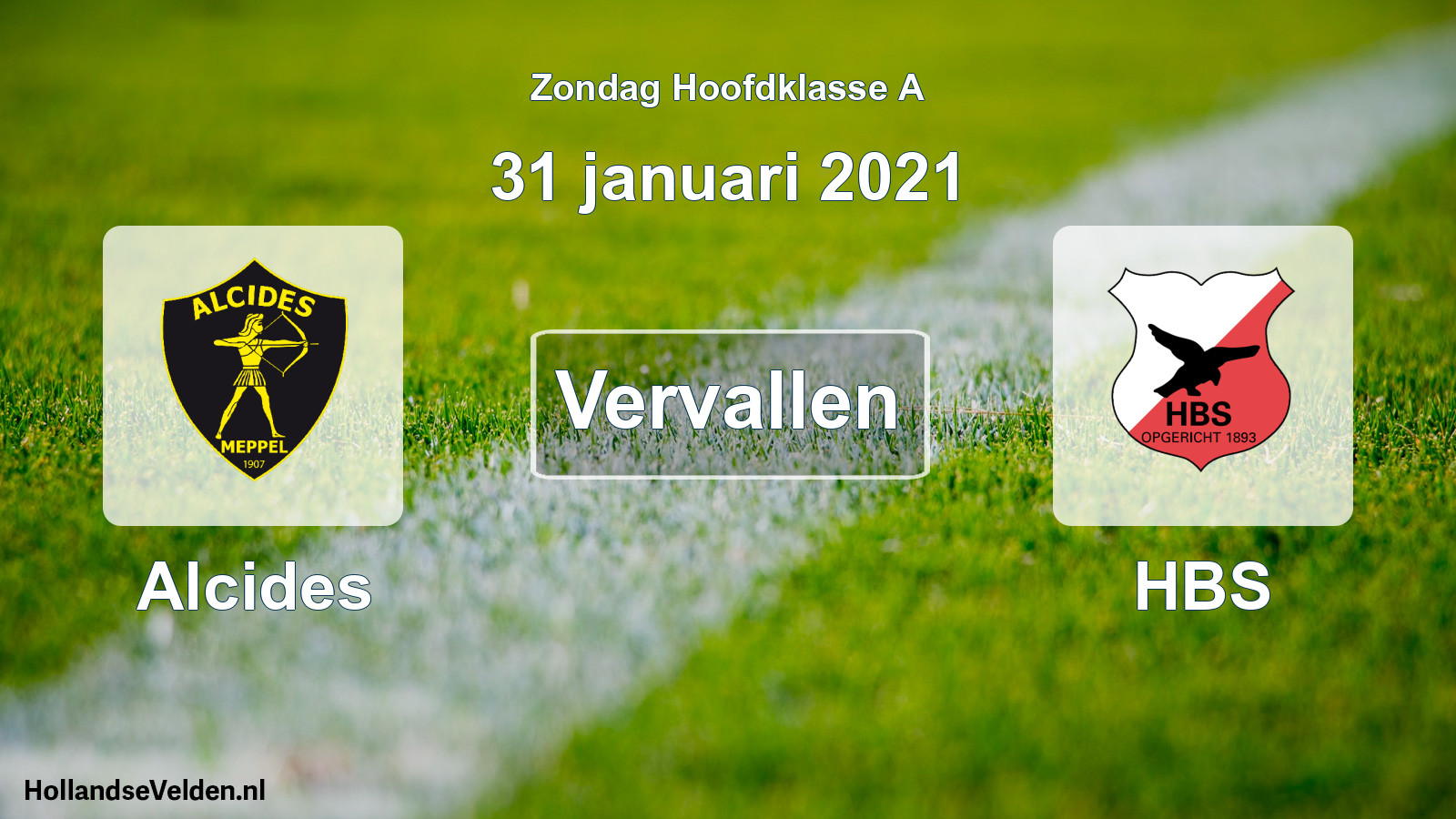 Scheduled Match: Alcides - HBS (31 January 2021)