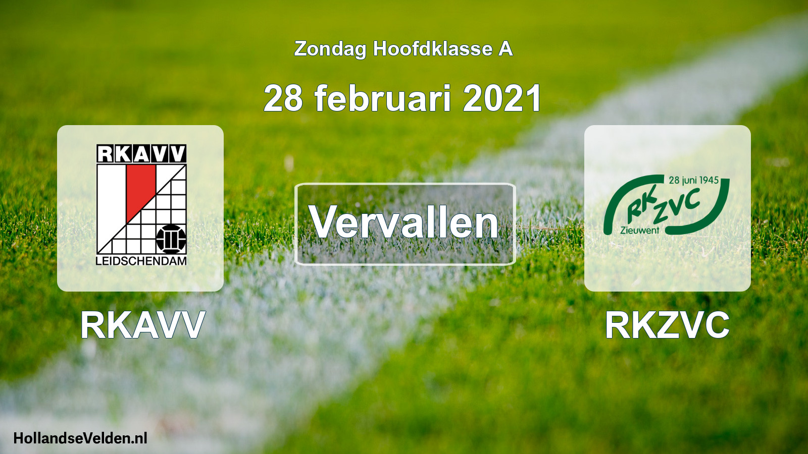 Scheduled Match: RKAVV - RKZVC (28 February 2021)