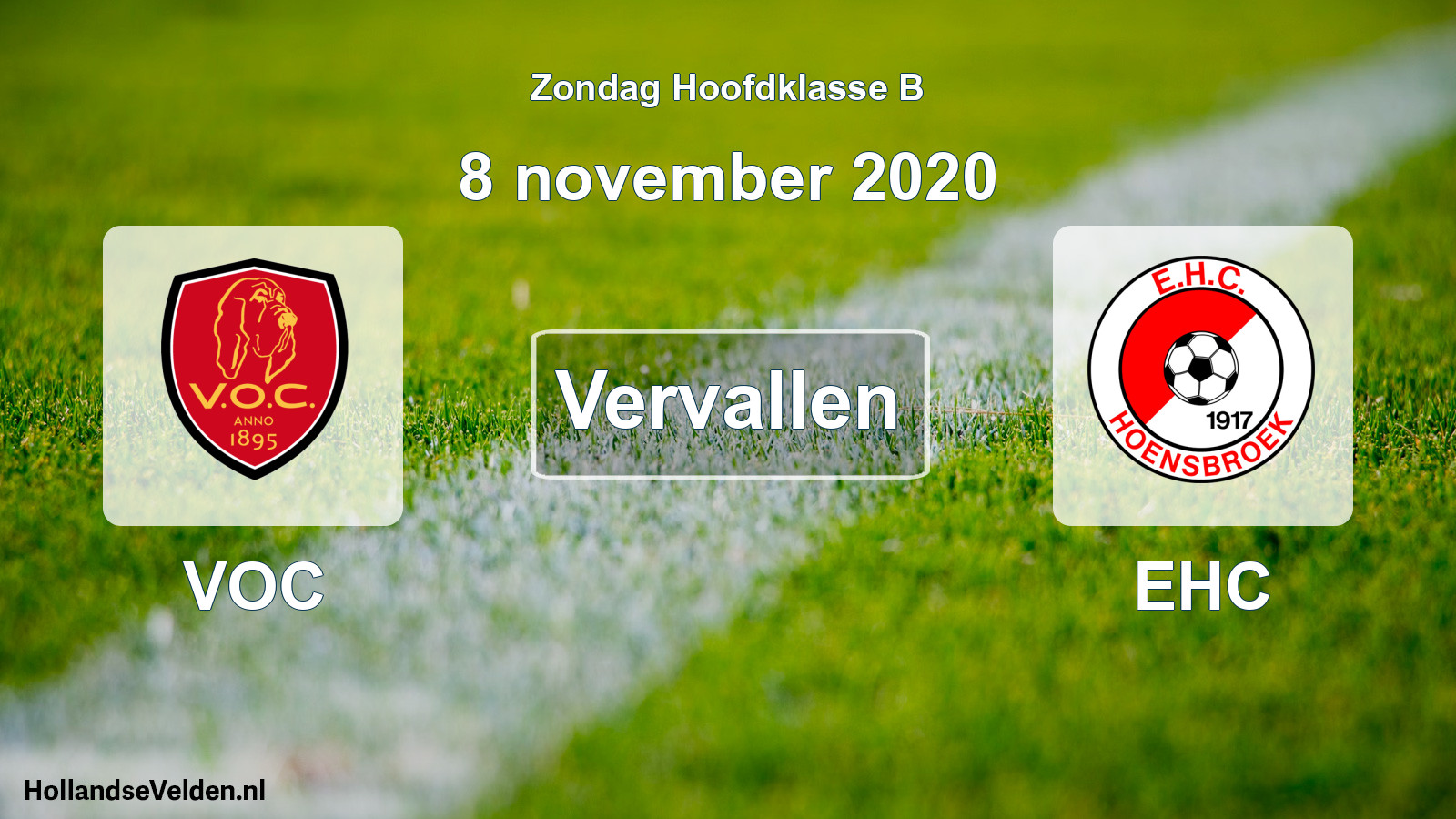Scheduled Match: VOC - EHC (8 November 2020)