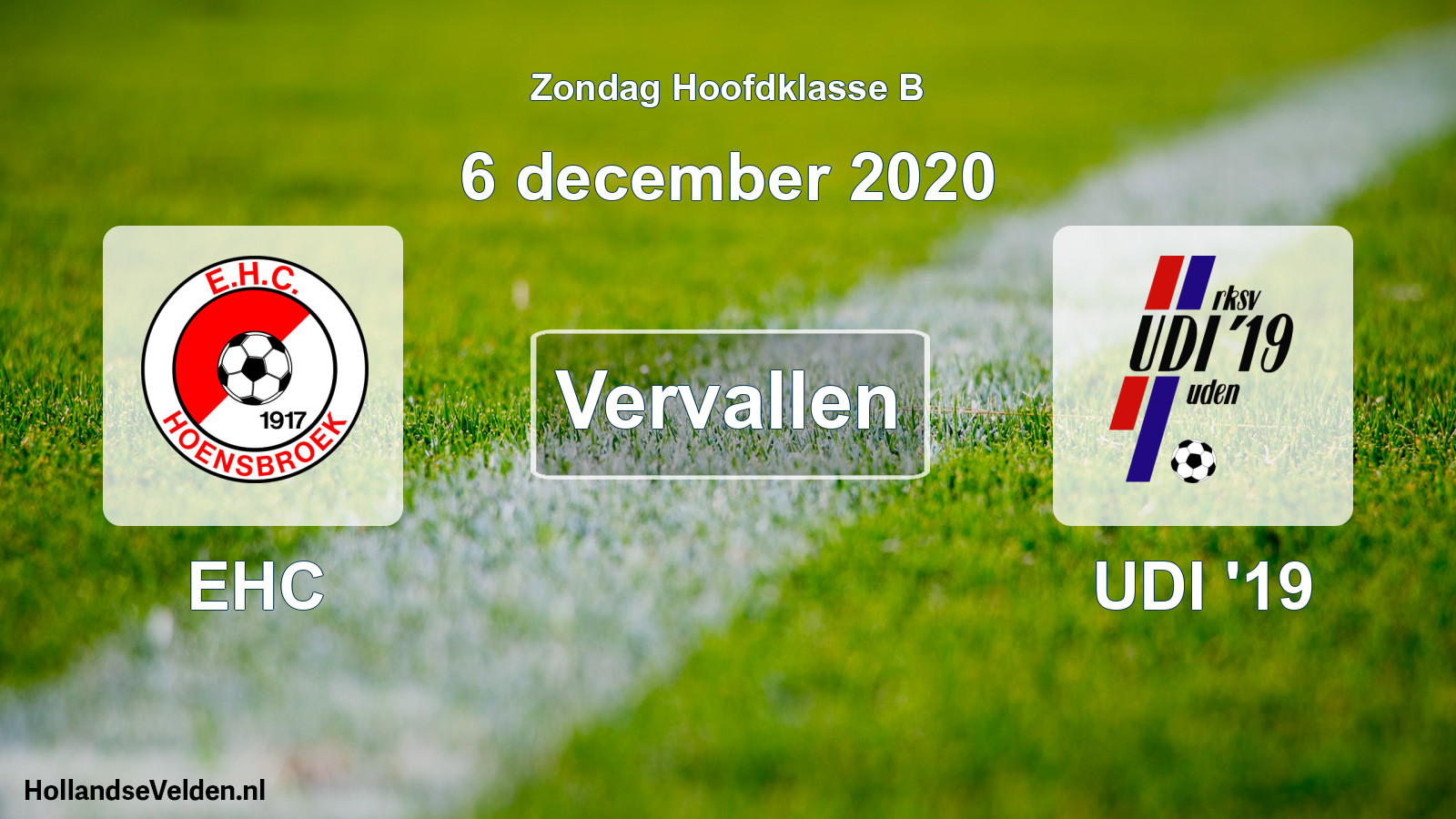 Scheduled Match: EHC - UDI '19 (6 December 2020)