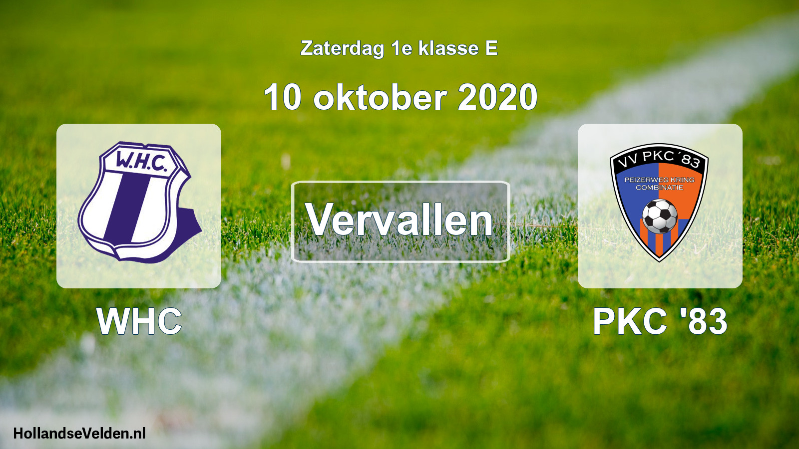 Scheduled Match: WHC - PKC '83 (10 October 2020)