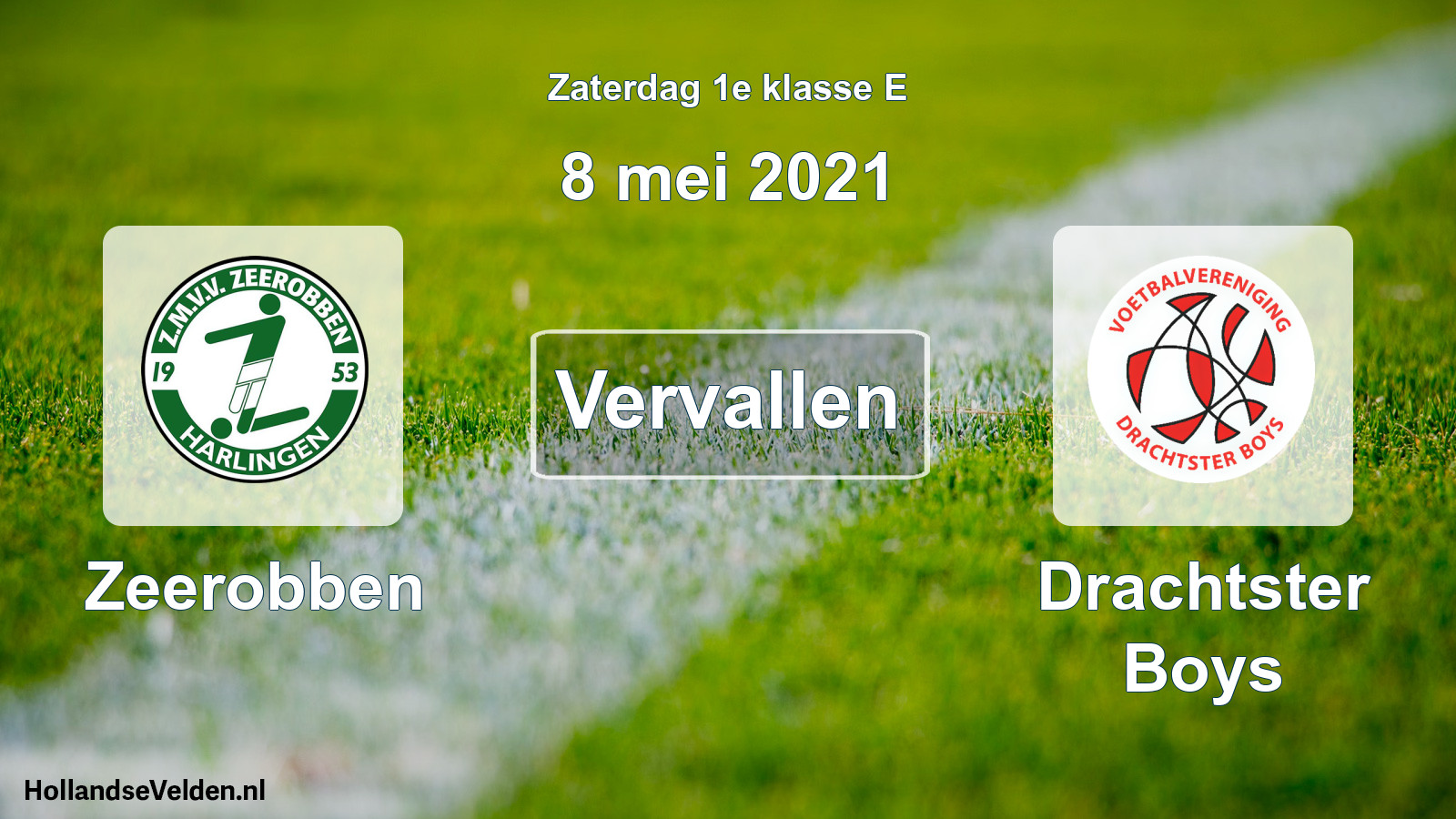 Scheduled Match: Zeerobben - Drachtster Boys (8 May 2021)