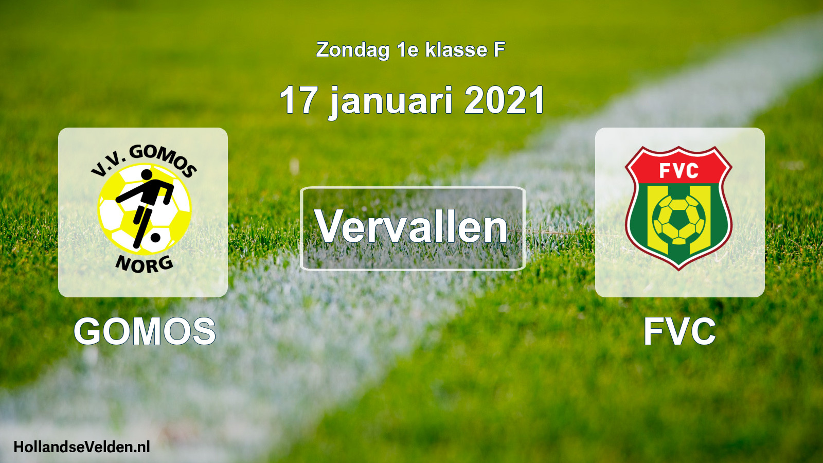 Scheduled Match: GOMOS - FVC (17 January 2021)