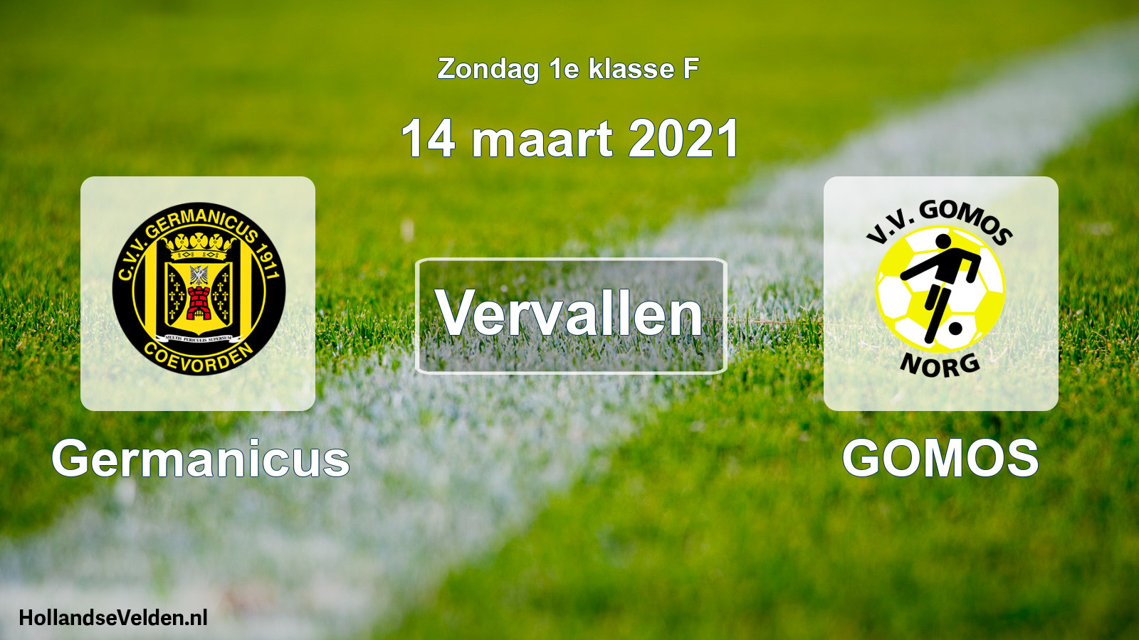 Scheduled Match: Germanicus - GOMOS (14 March 2021)