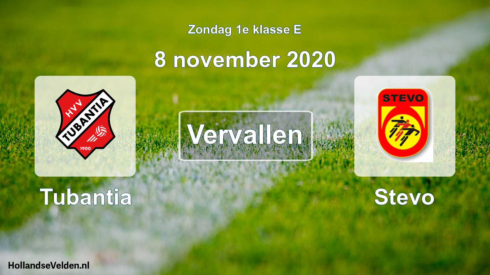Scheduled Match: Tubantia - Stevo (8 November 2020)