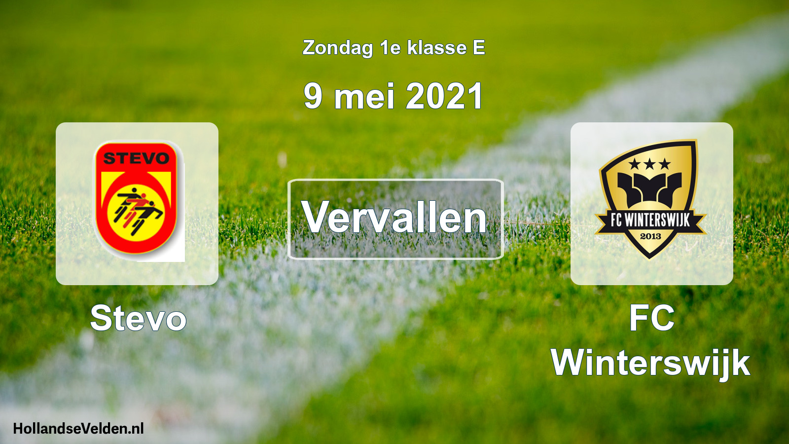 Scheduled Match: Stevo - FC Winterswijk (9 May 2021)