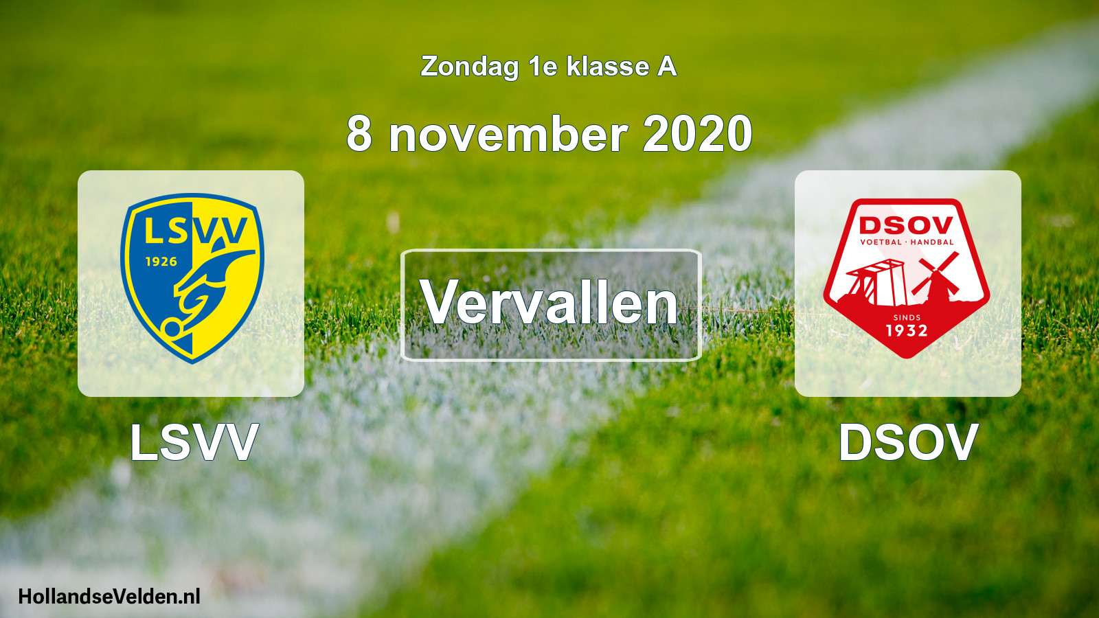 Scheduled Match: LSVV - DSOV (8 November 2020)