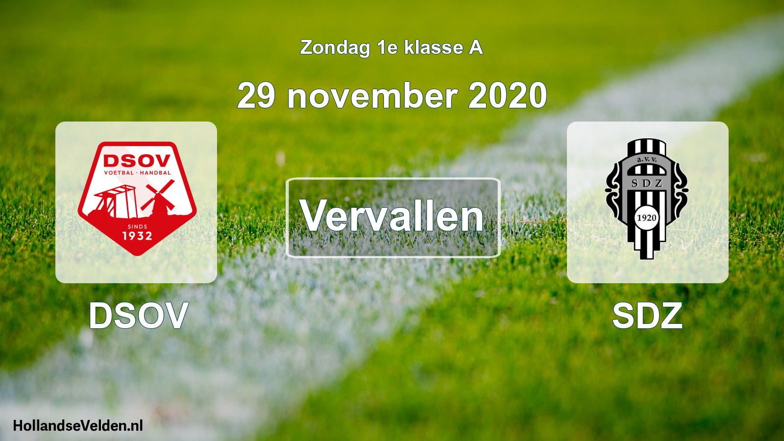 Scheduled Match: DSOV - SDZ (29 November 2020)