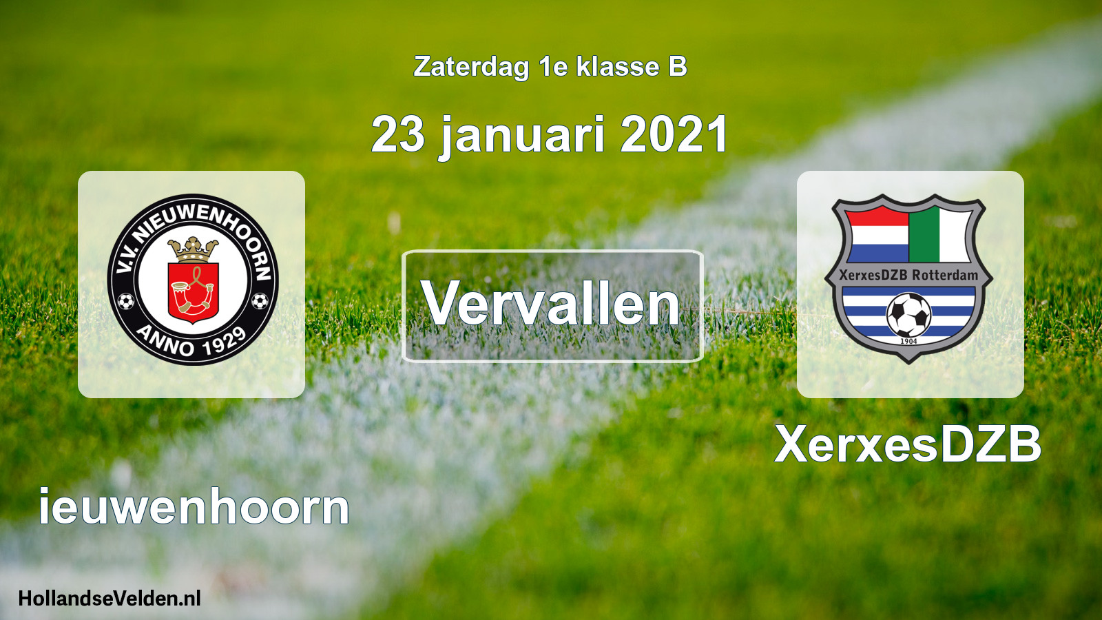 Scheduled Match: Nieuwenhoorn - XerxesDZB (23 January 2021)