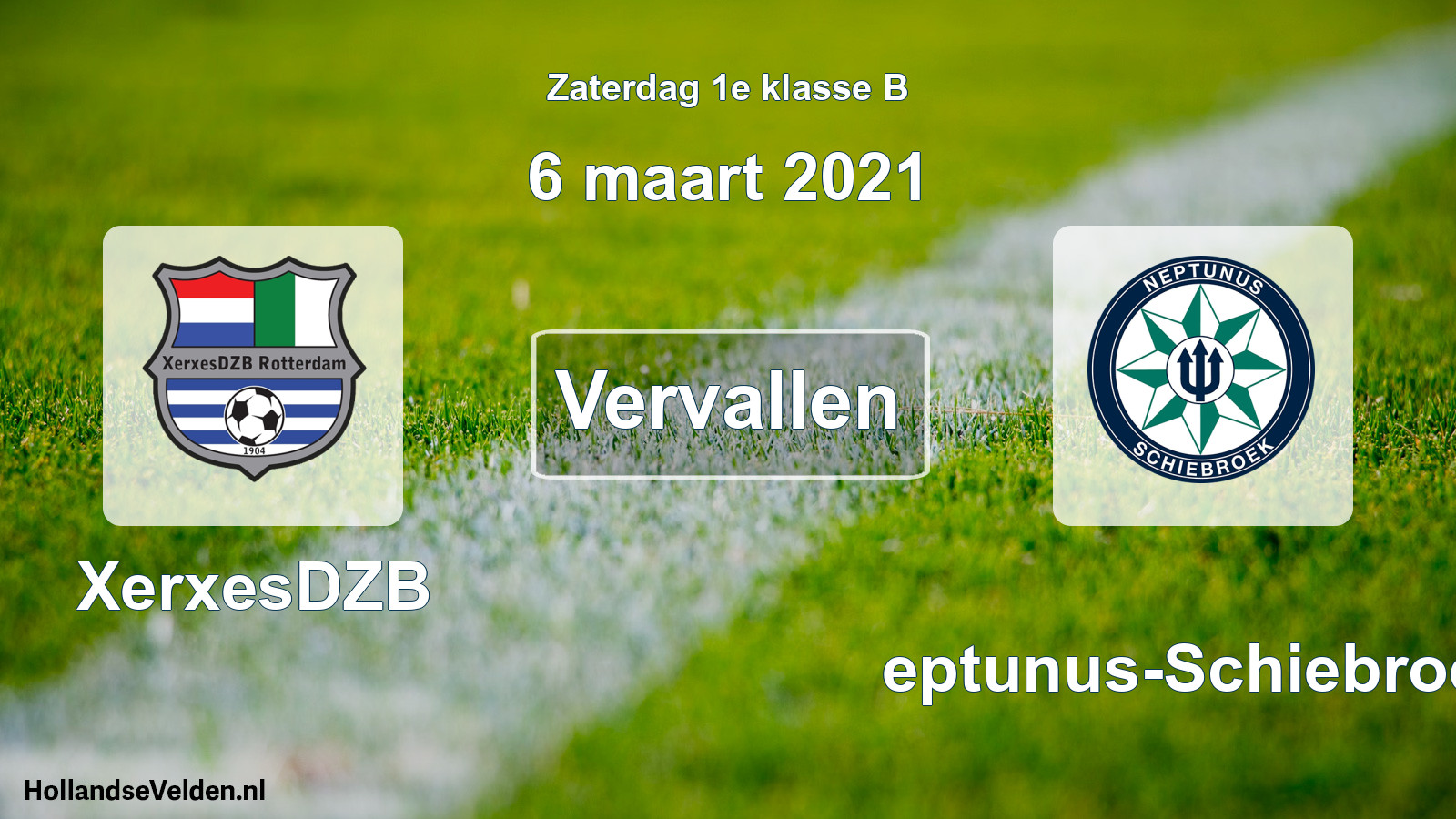 Scheduled Match: XerxesDZB - Neptunus-Schiebroek (6 March 2021)