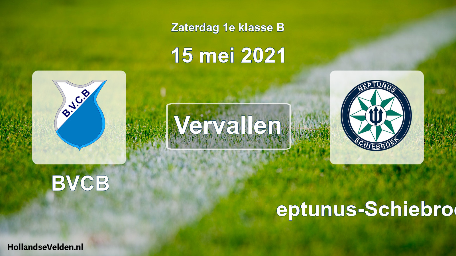 Scheduled Match: BVCB - Neptunus-Schiebroek (15 May 2021)