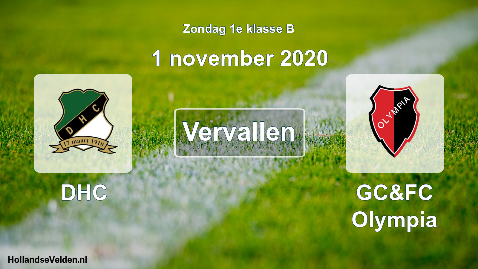 Scheduled Match: DHC - GC&FC Olympia (1 November 2020)