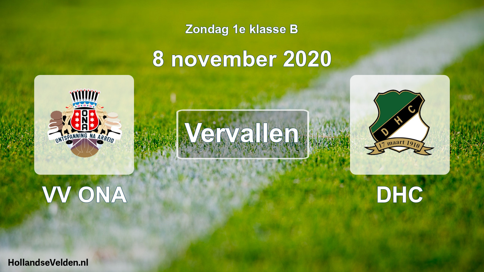 Scheduled Match: VV ONA - DHC (8 November 2020)