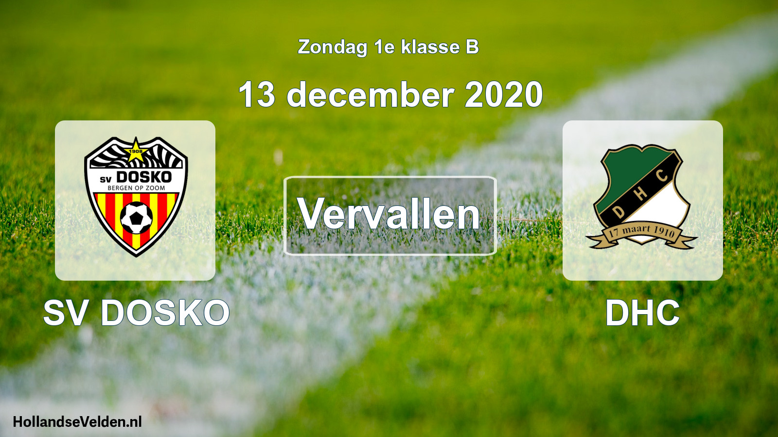 Scheduled Match: SV DOSKO - DHC (13 December 2020)
