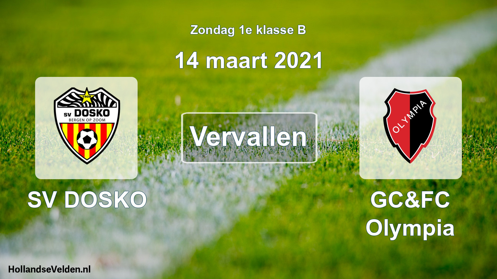 Scheduled Match: SV DOSKO - GC&FC Olympia (14 March 2021)