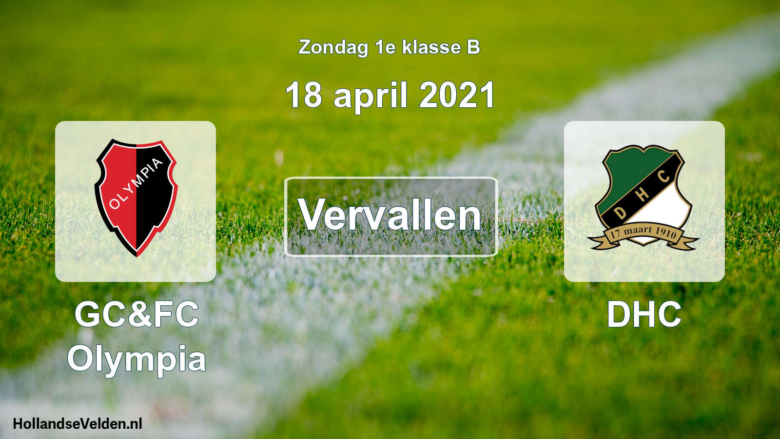 Scheduled Match: GC&FC Olympia - DHC (18 April 2021)