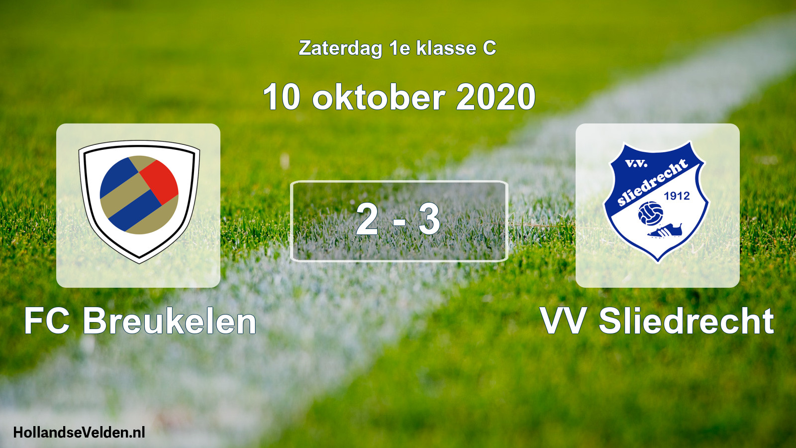 Total number of matches played: FC Breukelen - VV Sliedrecht 2 - 3 (10 October 2020)