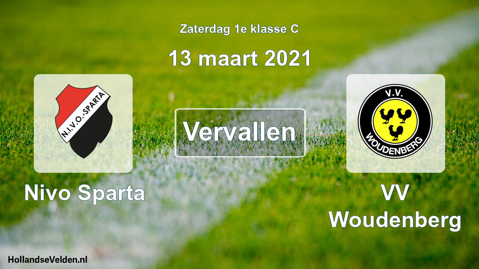 Scheduled Match: Nivo Sparta - VV Woudenberg (13 March 2021)