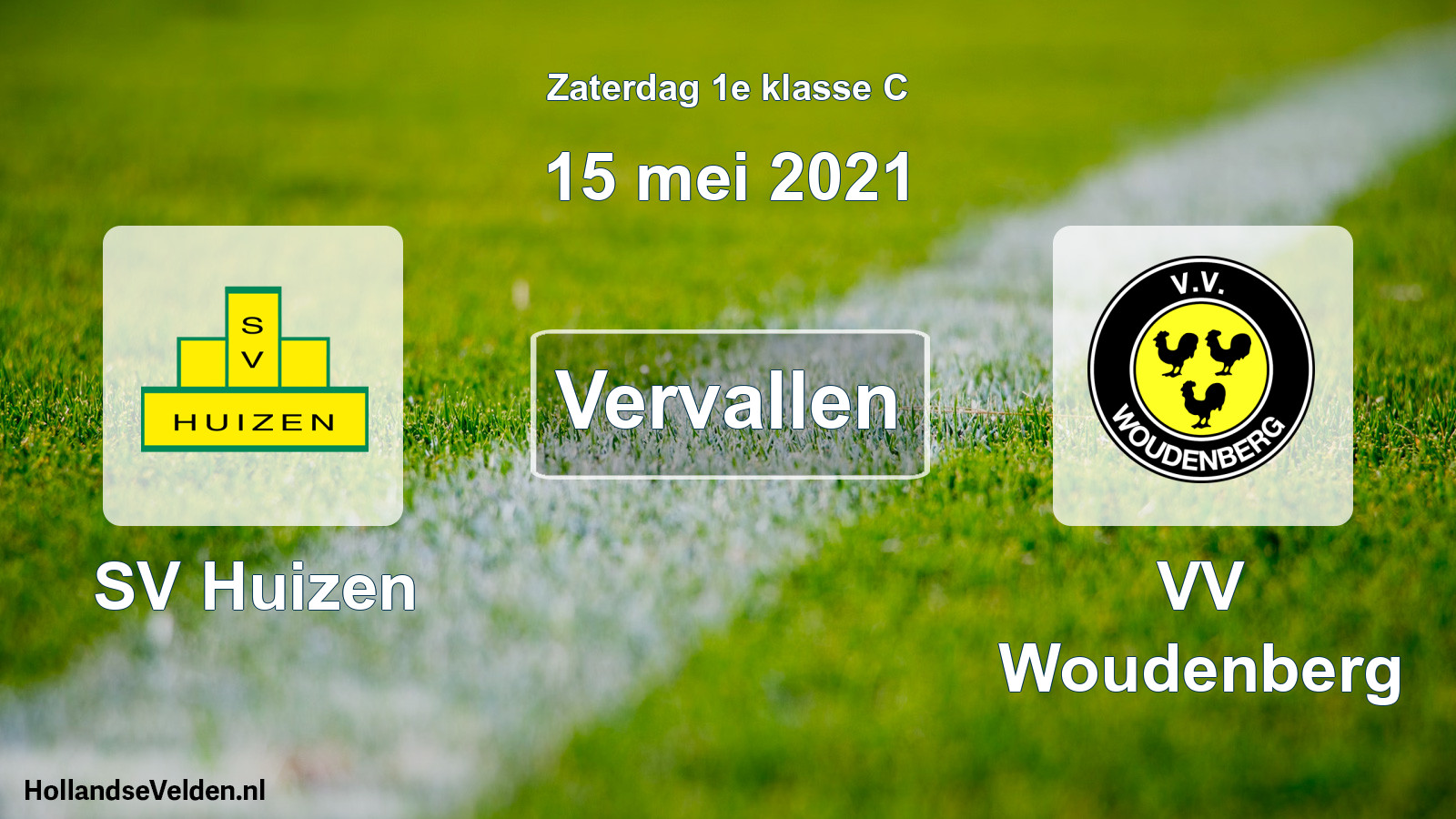 Scheduled Match: SV Huizen - VV Woudenberg (15 May 2021)