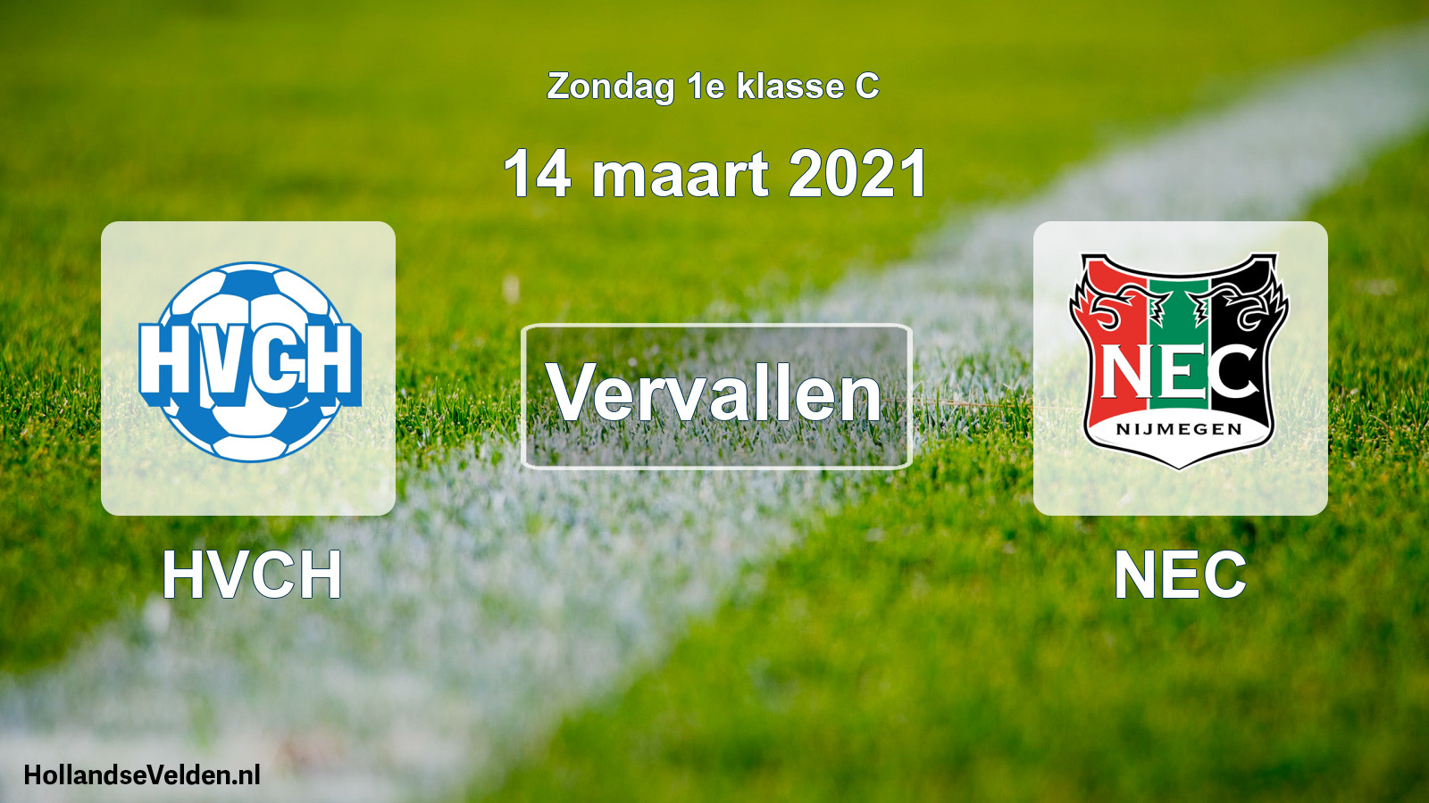 Scheduled Match: HVCH - NEC (14 March 2021)