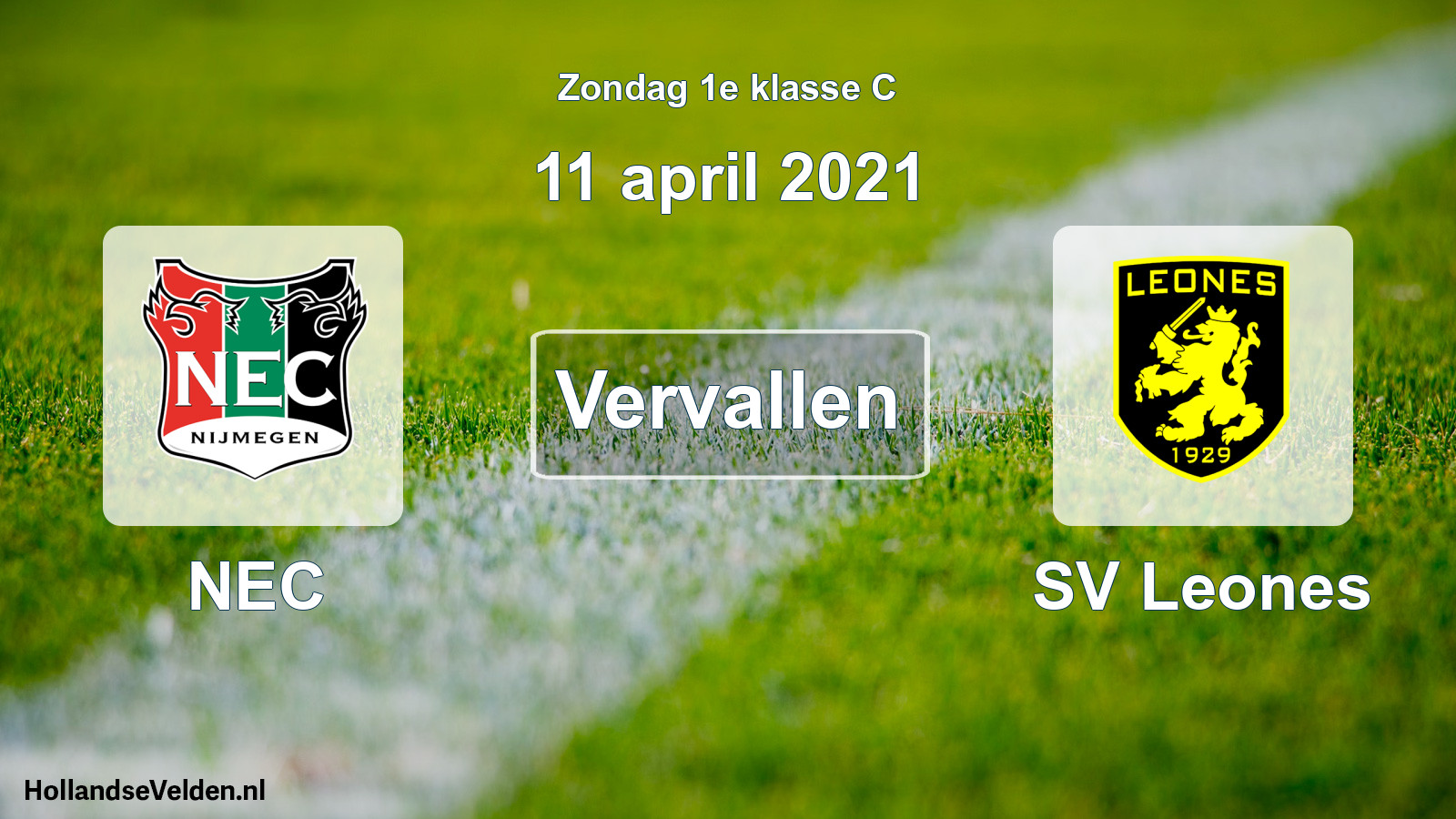 Scheduled Match: NEC - SV Leones (11 April 2021)