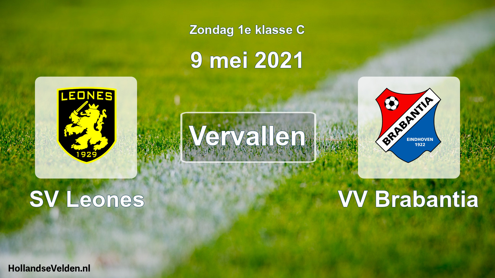 Scheduled Match: SV Leones - VV Brabantia (9 May 2021)