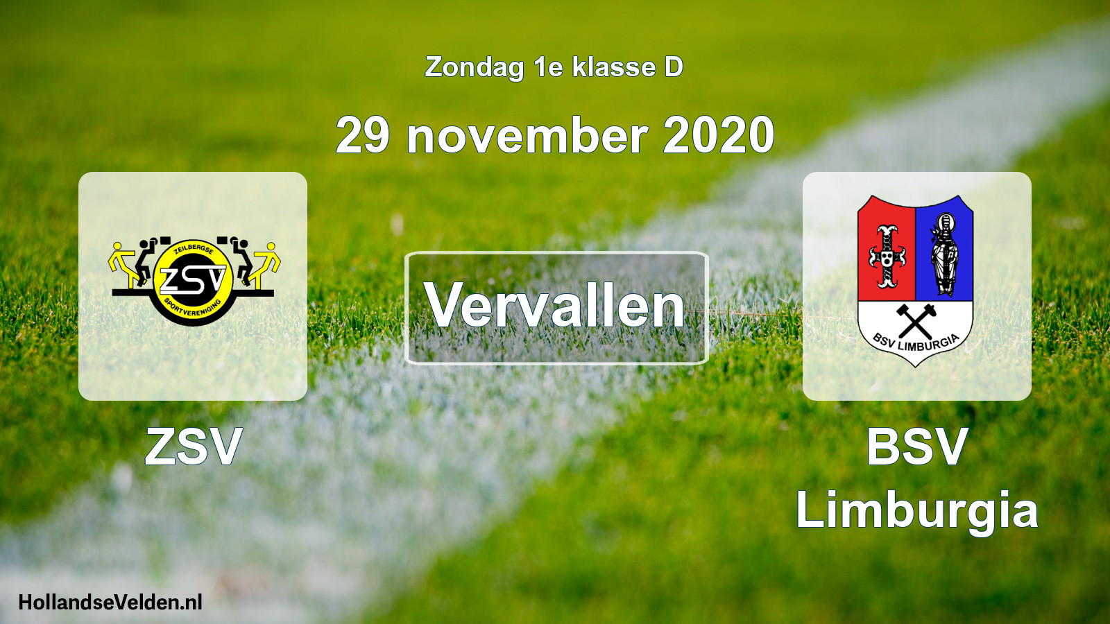 Scheduled Match: ZSV - BSV Limburgia (29 November 2020)