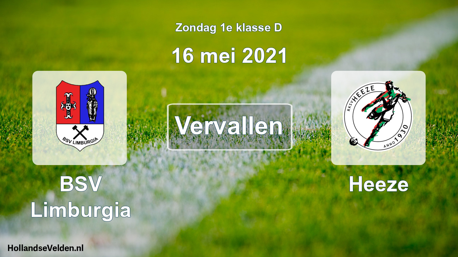 Scheduled Match: BSV Limburgia - Heeze (16 May 2021)