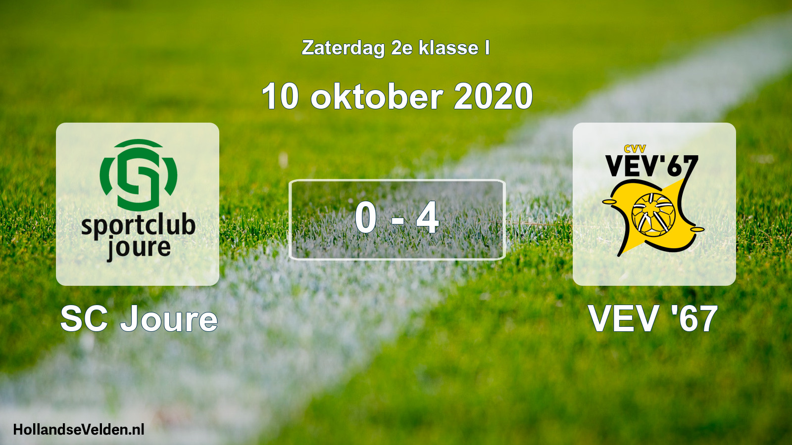 Total number of matches played: SC Joure - VEV '67 0 - 4 (10 October 2020)