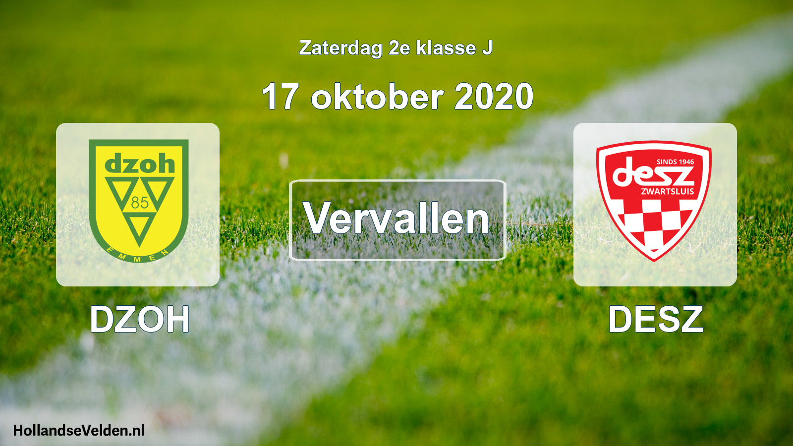 Scheduled Match: DZOH - DESZ (17 October 2020)