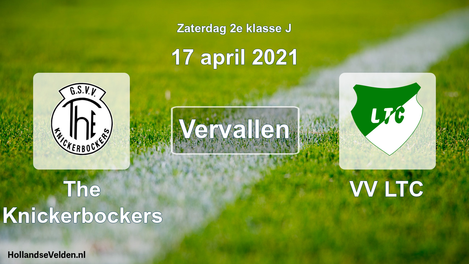 Scheduled Match: The Knickerbockers - VV LTC (17 April 2021)