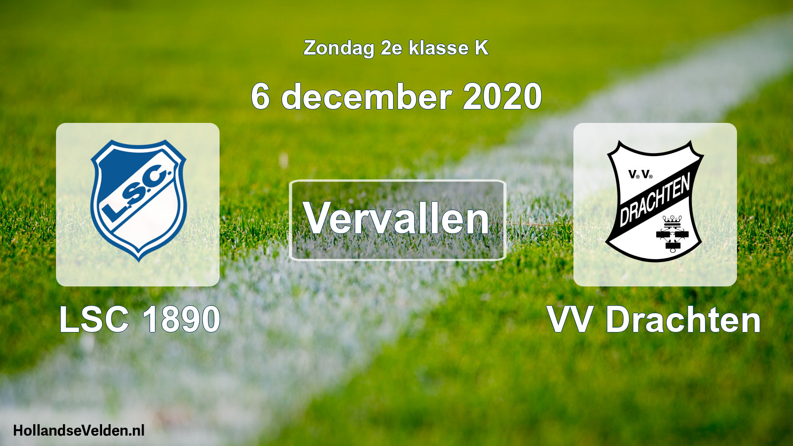 Scheduled Match: LSC 1890 - VV Drachten (6 December 2020)