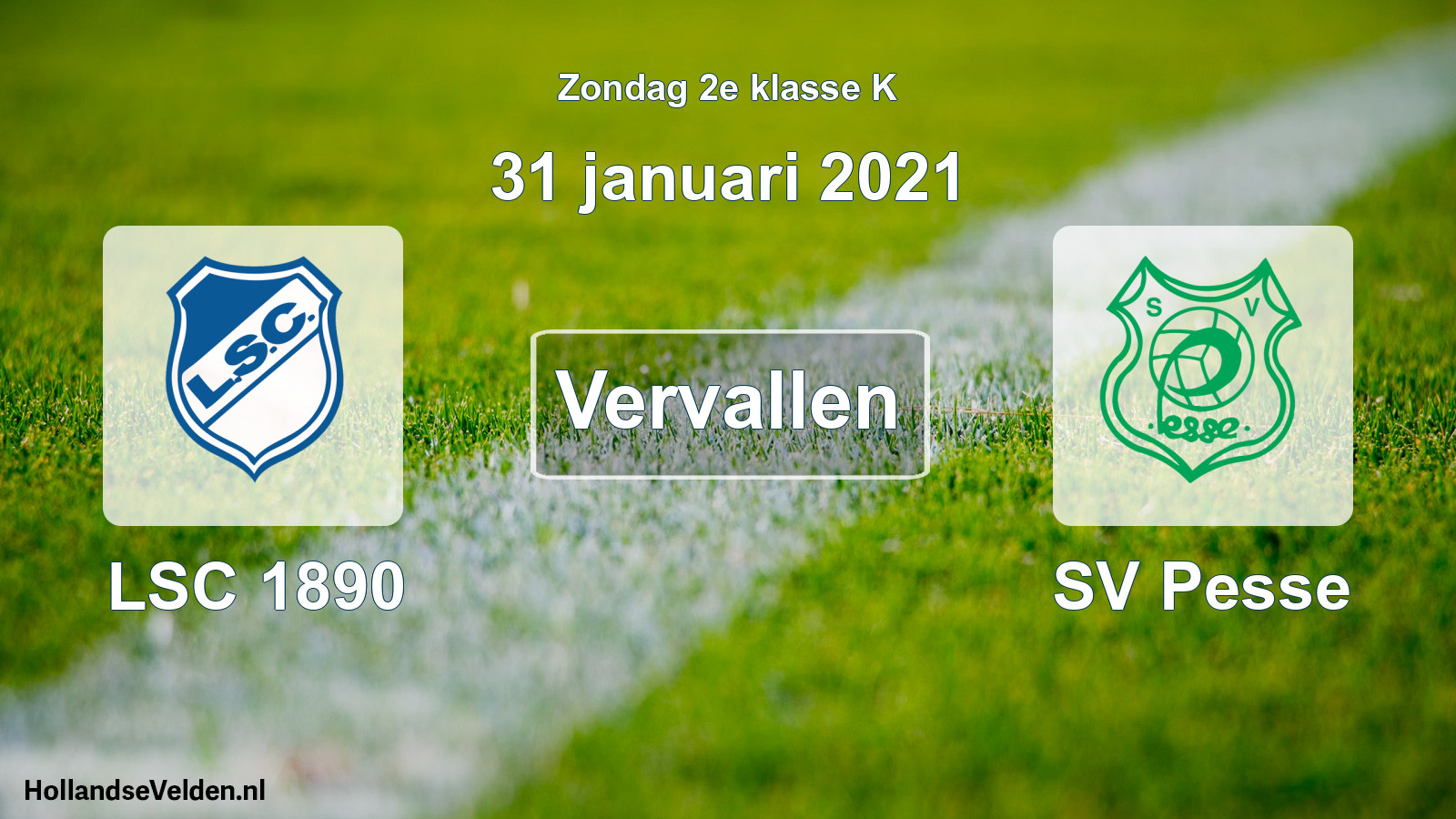 Scheduled Match: LSC 1890 - SV Pesse (31 January 2021)