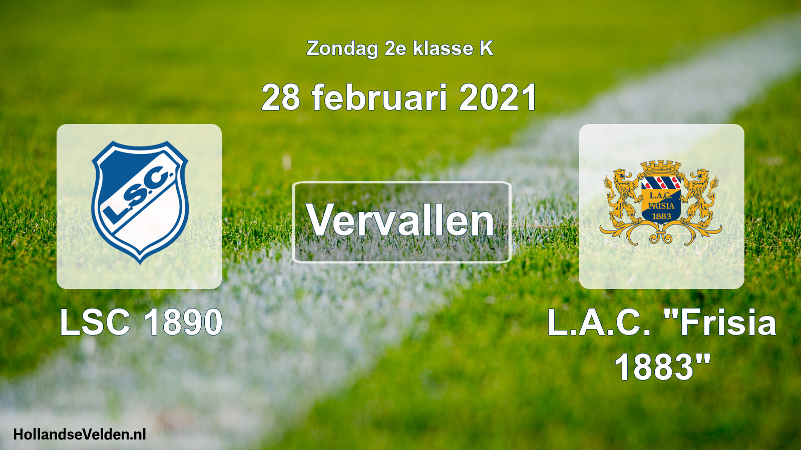 Scheduled Match: LSC 1890 - L.A.C. 