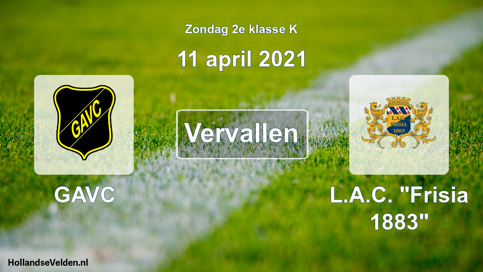 Scheduled Match: GAVC - L.A.C. 