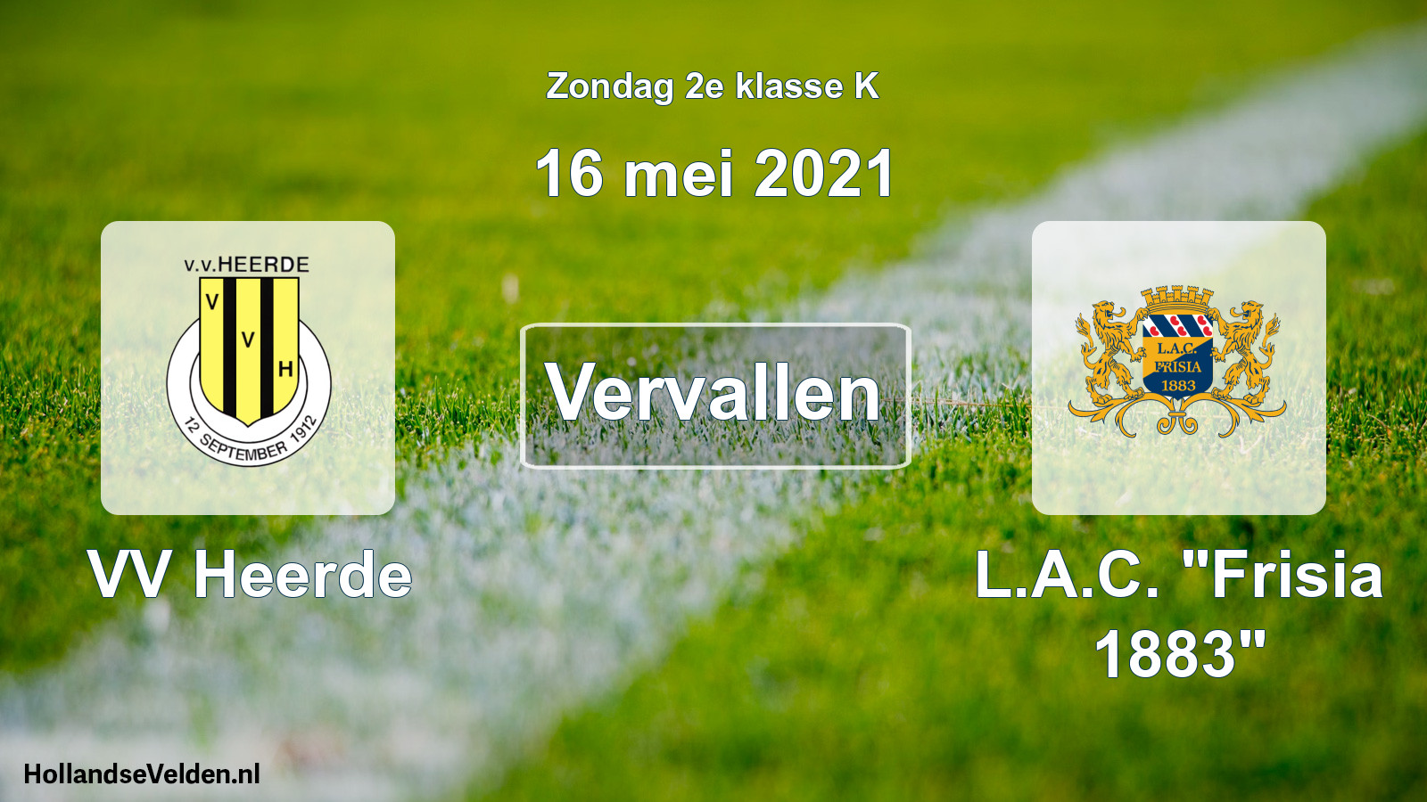 Scheduled Match: VV Heerde - L.A.C. 