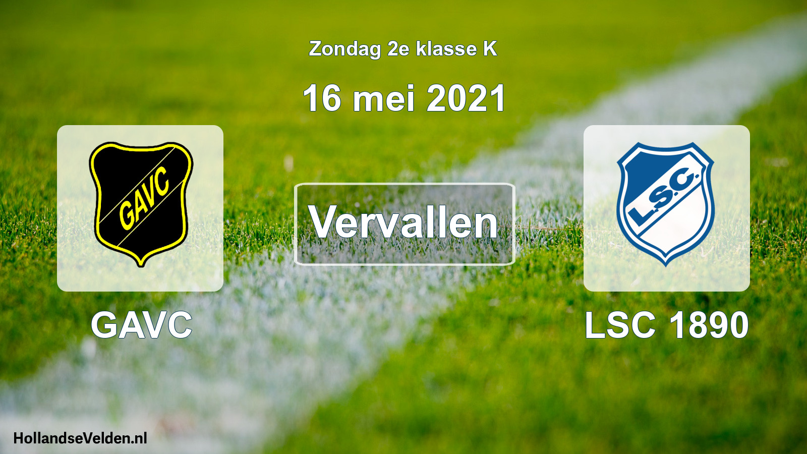 Scheduled Match: GAVC - LSC 1890 (16 May 2021)