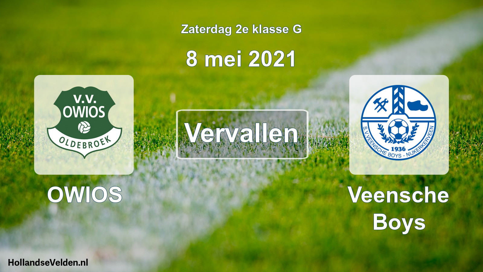 Scheduled Match: OWIOS - Veensche Boys (8 May 2021)