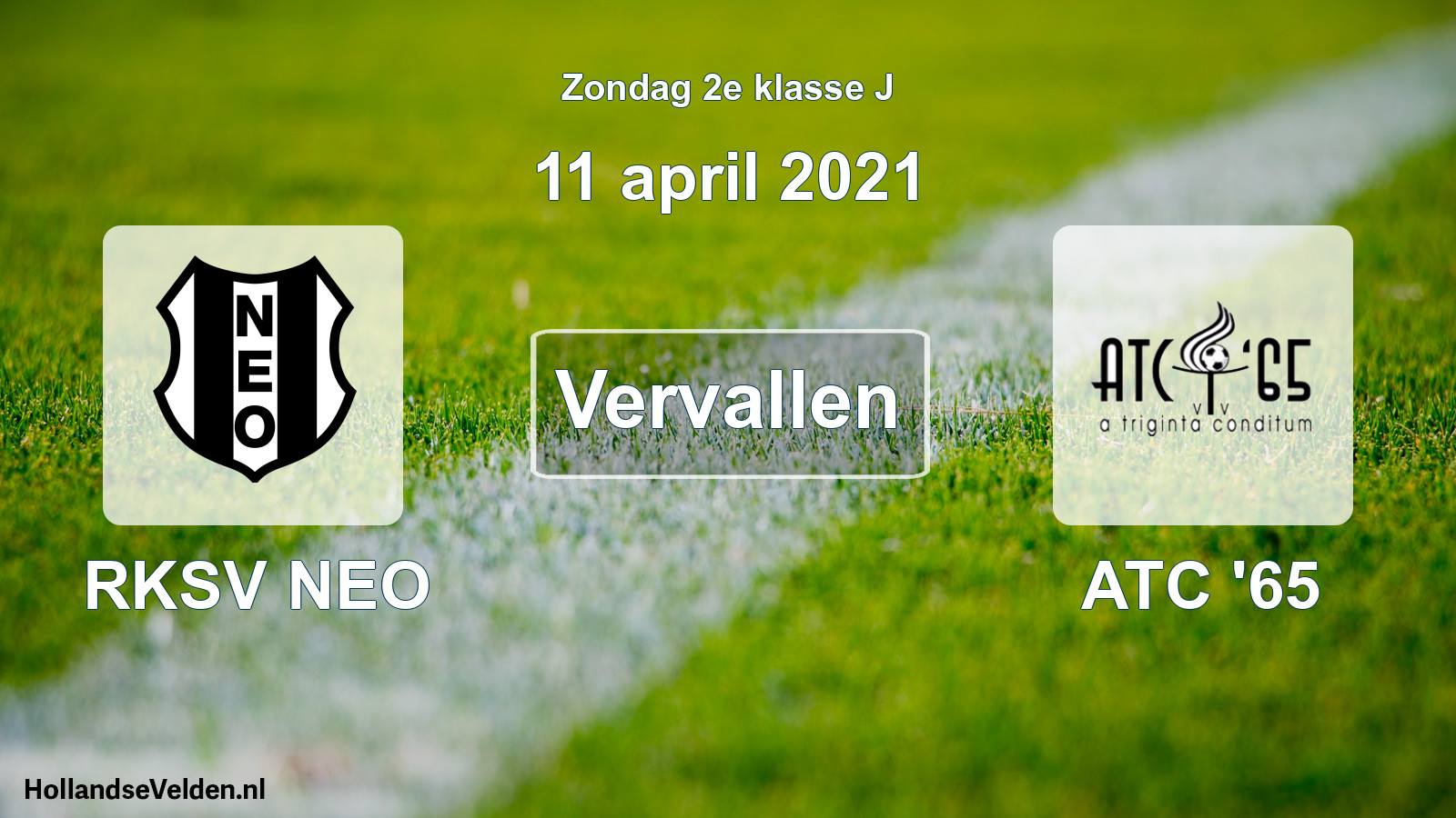 Scheduled Match: RKSV NEO - ATC '65 (11 April 2021)