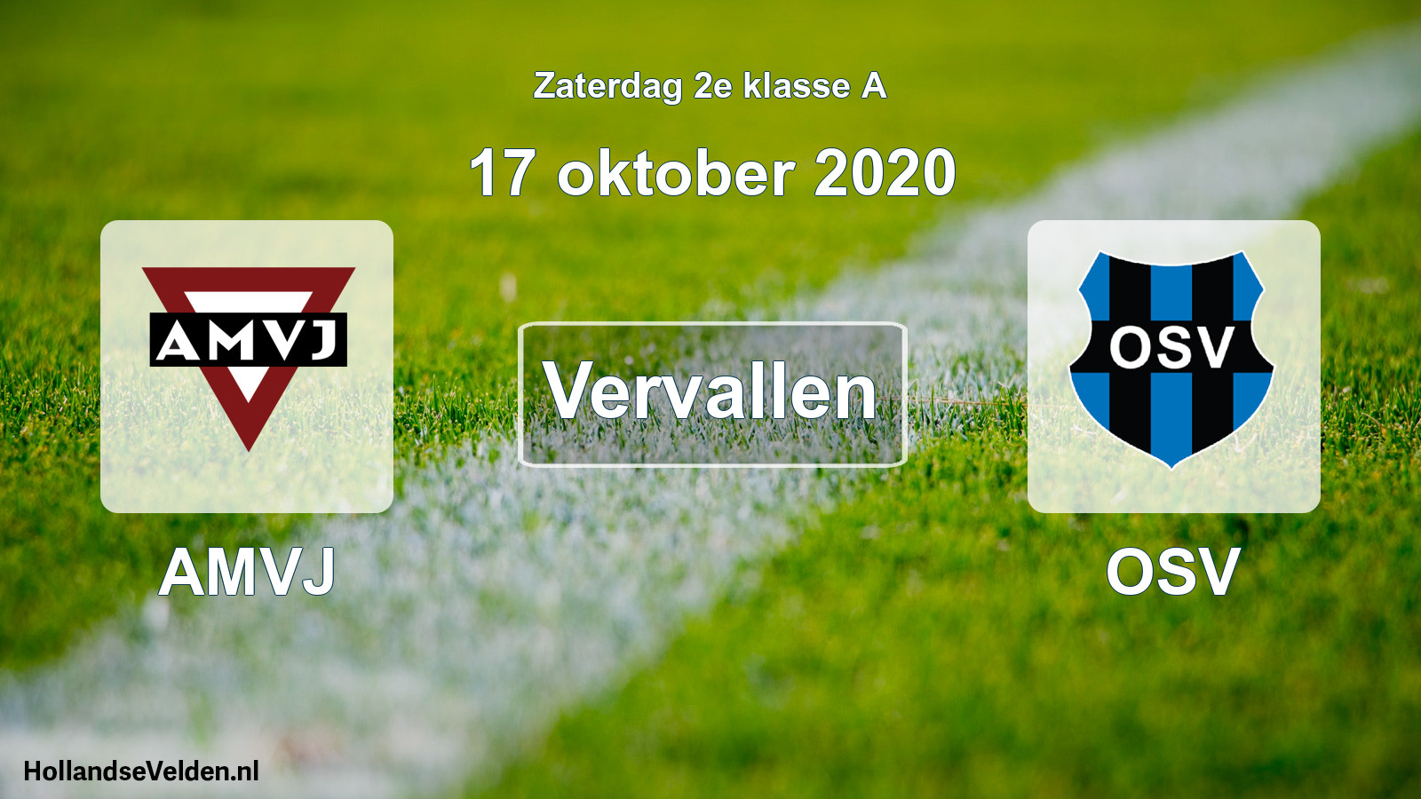 Scheduled Match: AMVJ - OSV (17 October 2020)