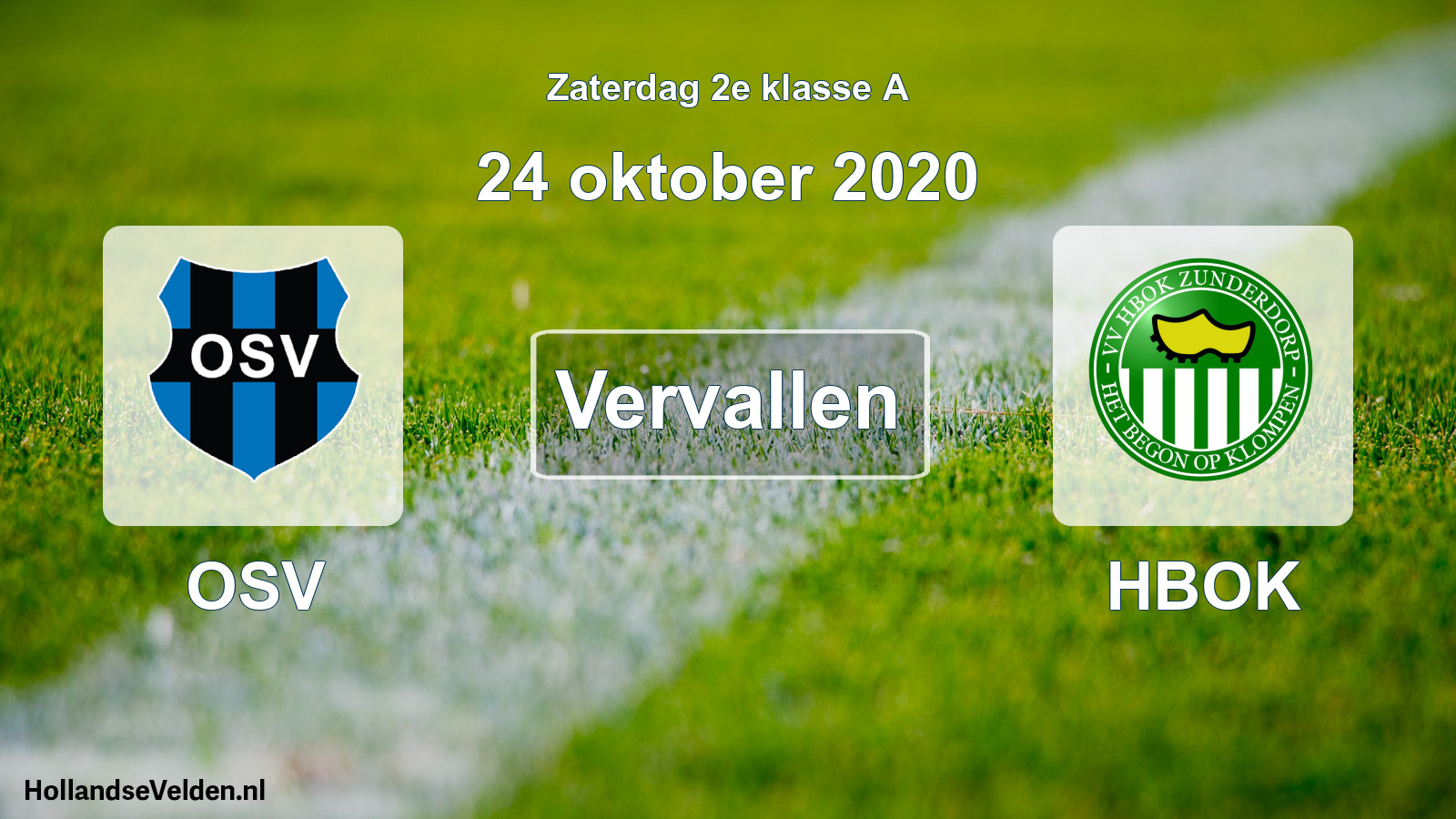 Scheduled Match: OSV - HBOK (24 October 2020)