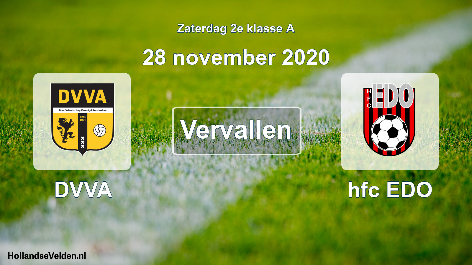 Scheduled Match: DVVA - hfc EDO (28 November 2020)