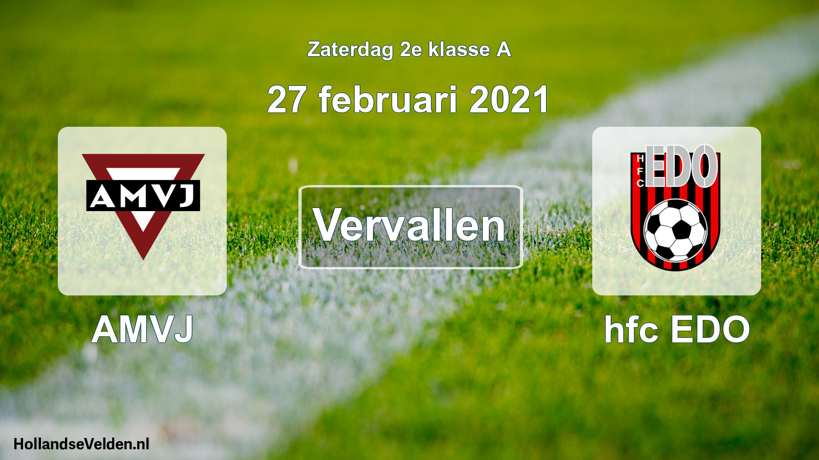 Scheduled Match: AMVJ - hfc EDO (27 February 2021)