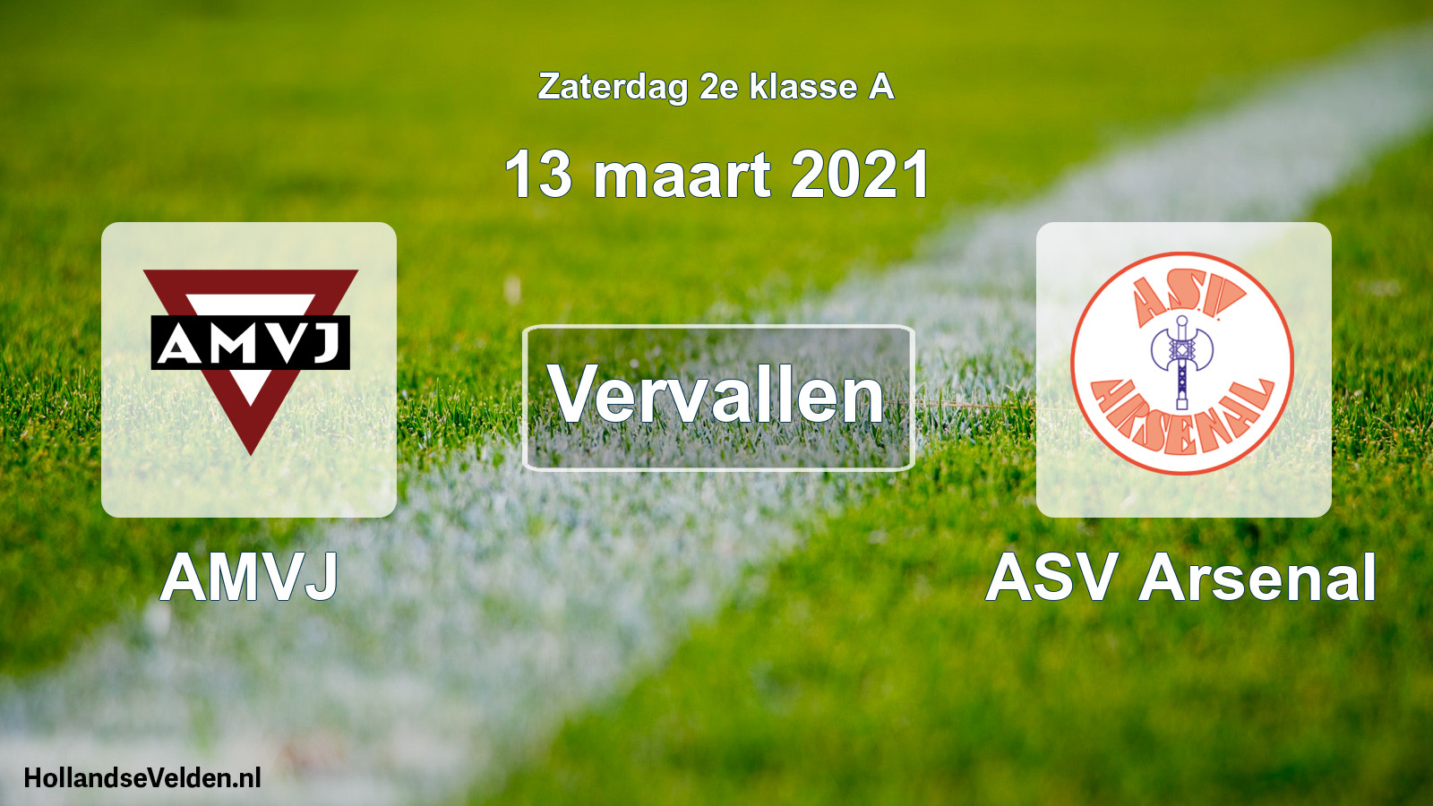 Scheduled Match: AMVJ - ASV Arsenal (13 March 2021)