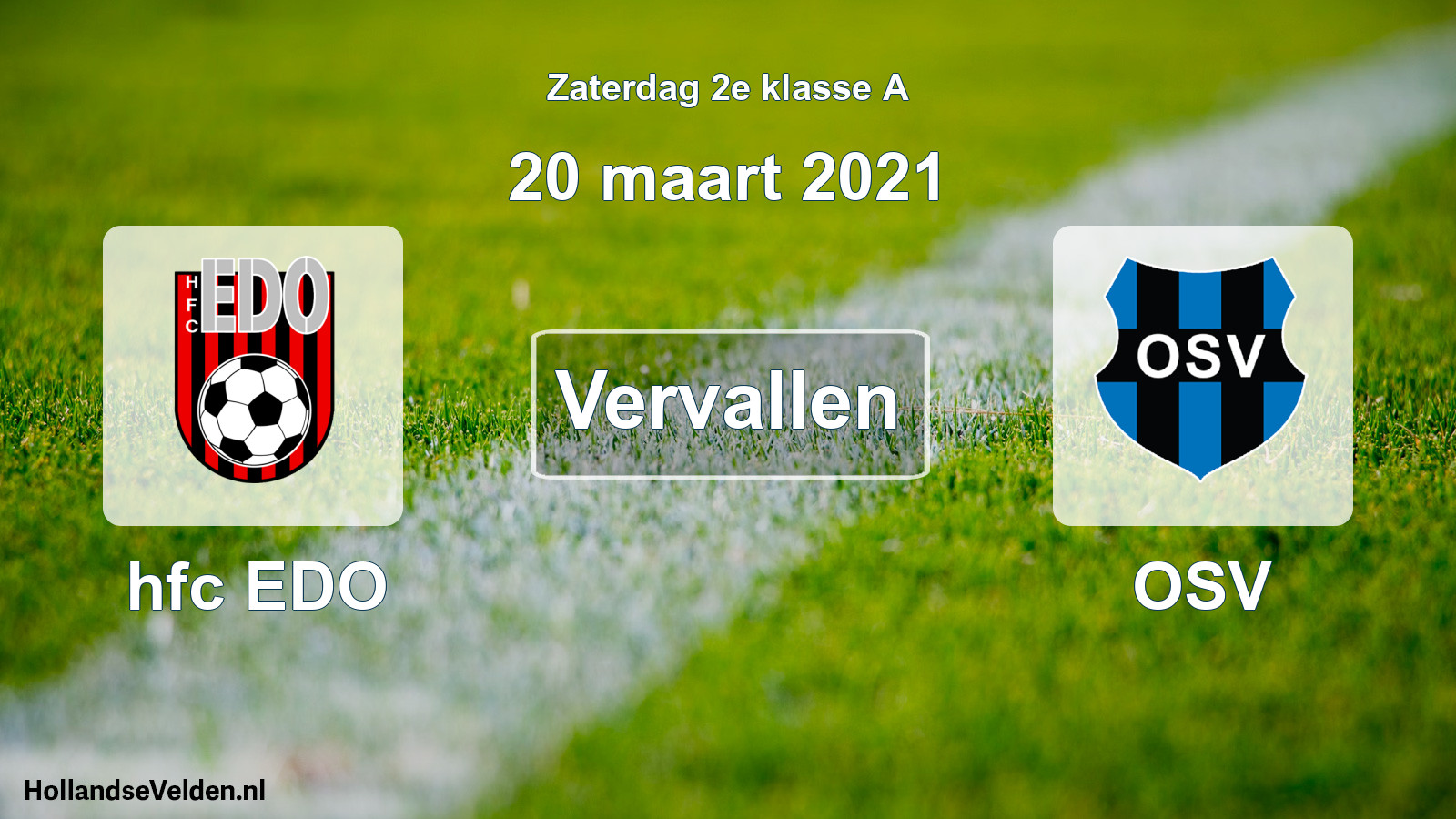Scheduled Match: hfc EDO - OSV (20 March 2021)