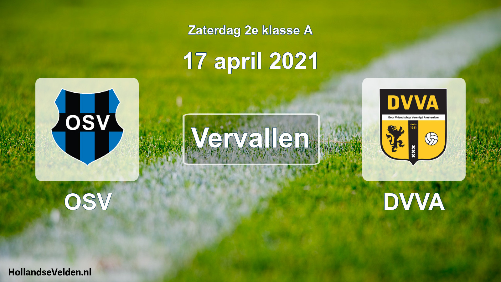 Scheduled Match: OSV - DVVA (17 April 2021)
