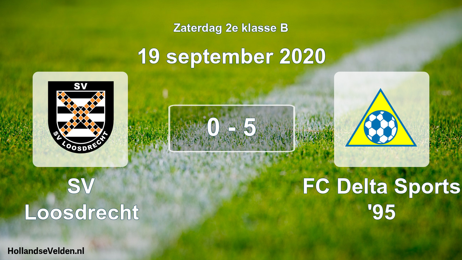 Total number of matches played: SV Loosdrecht - FC Delta Sports '95 0 - 5 (19 September 2020)